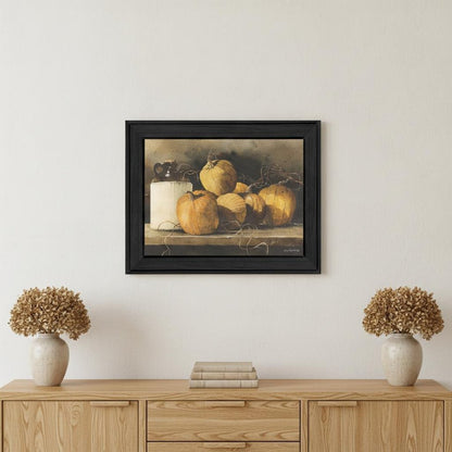 Jugs and Pumpkins 1 Black Framed Print Wall Art HomeRoots