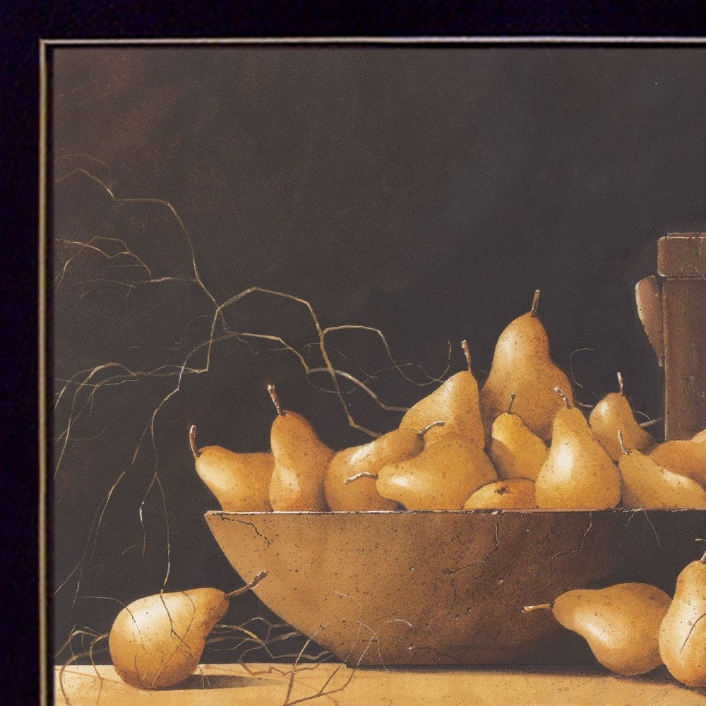 Pears and Crocks 2 Black Framed Print Wall Art — view 4