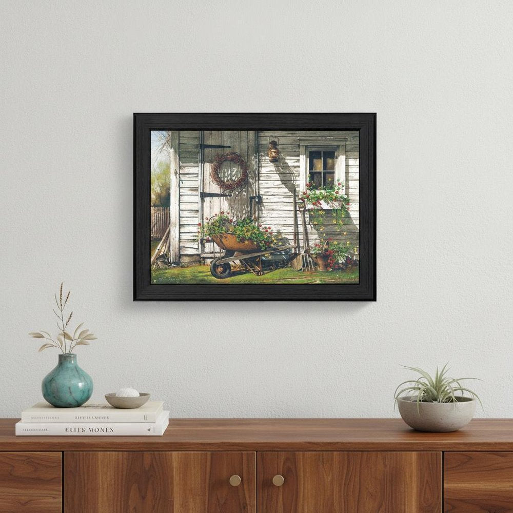 Spring Cleaning 3 Black Framed Print Wall Art HomeRoots