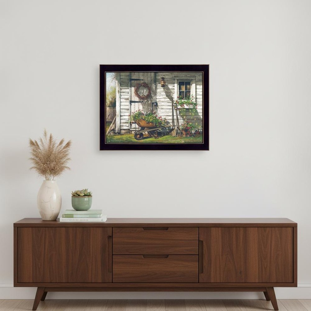 Spring Cleaning 4 Black Framed Print Wall Art HomeRoots