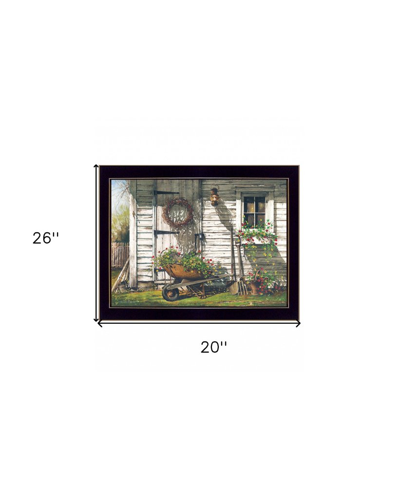 Spring Cleaning 4 Black Framed Print Wall Art — view 3