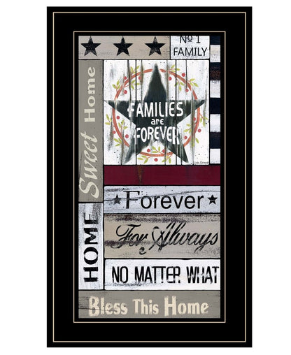 Families are Forever 4 Black Framed Print Wall Art HomeRoots