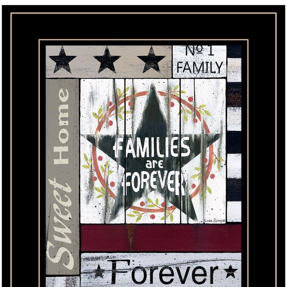 Families are Forever 4 Black Framed Print Wall Art HomeRoots