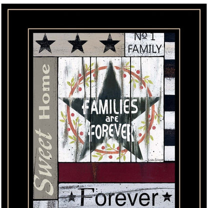 Families are Forever 4 Black Framed Print Wall Art HomeRoots