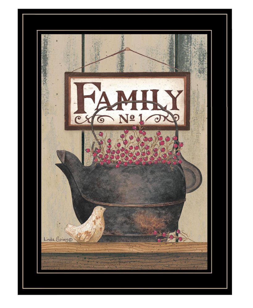 FAMILY NO1 Black Framed Print Wall Art — view 1