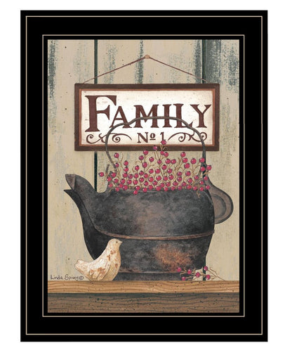 FAMILY NO1 Black Framed Print Wall Art HomeRoots
