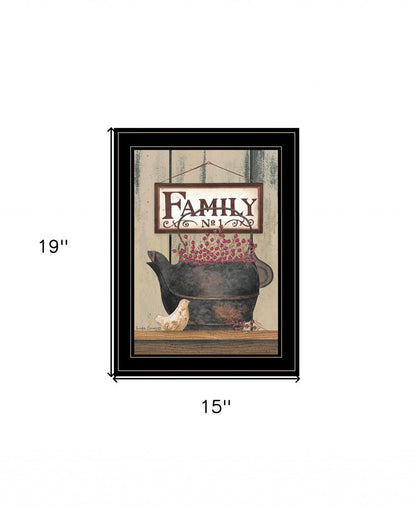 FAMILY NO1 Black Framed Print Wall Art HomeRoots