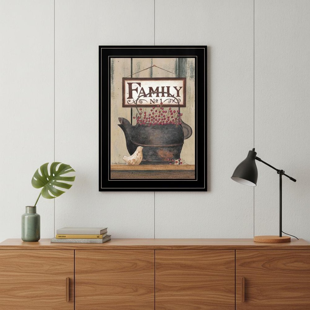 FAMILY NO1 Black Framed Print Wall Art — view 4