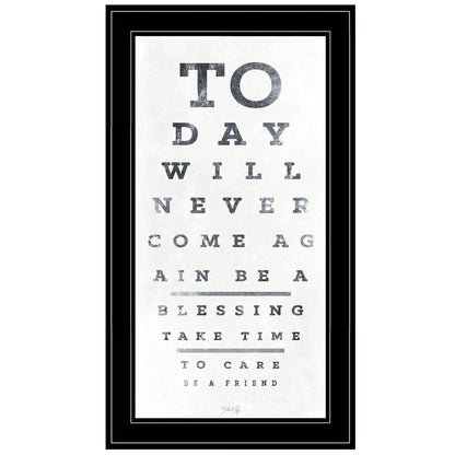 Eye Chart I 3 Black Framed Print Wall Art HomeRoots