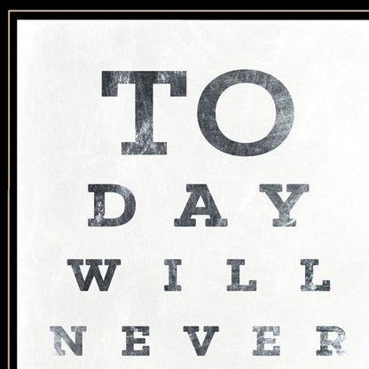Eye Chart I 3 Black Framed Print Wall Art HomeRoots