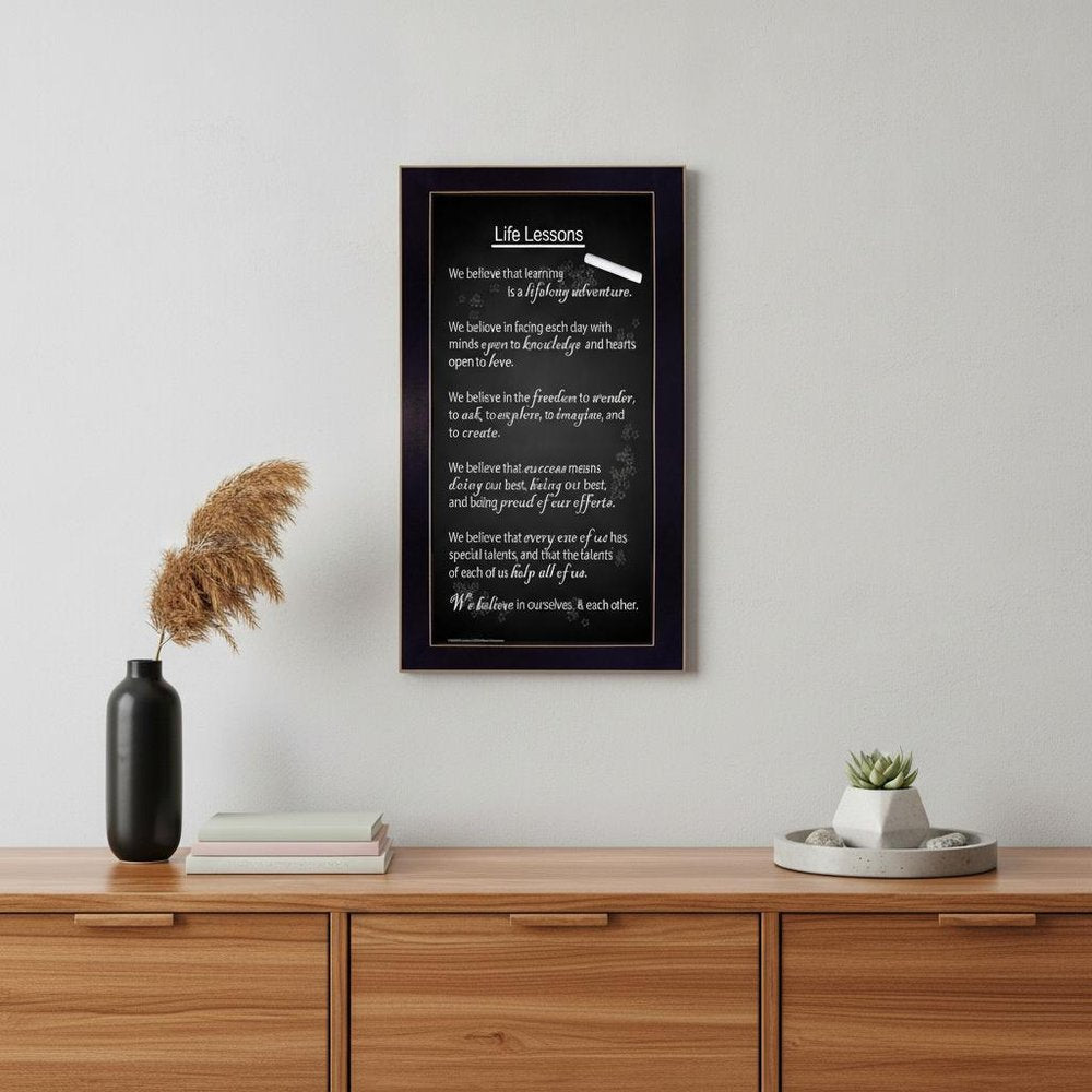 Life Lessons 5 Black Framed Print Wall Art — view 5