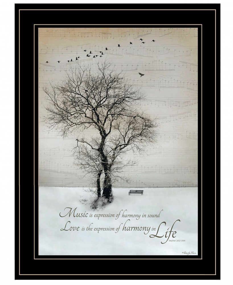 Harmony 2 Black Framed Print Kitchen Wall Art — view 2
