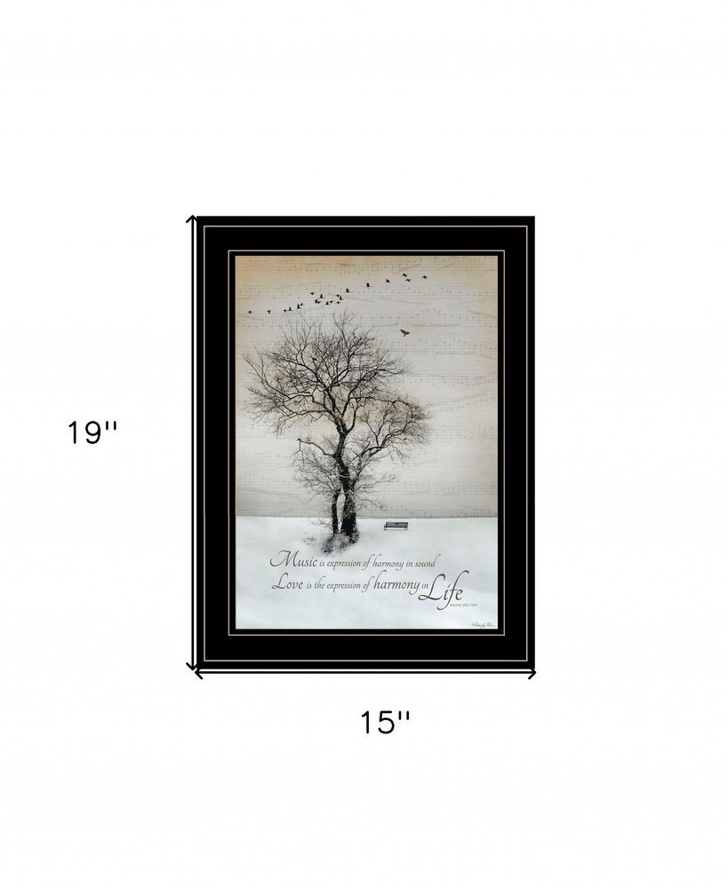Harmony 2 Black Framed Print Kitchen Wall Art — view 3