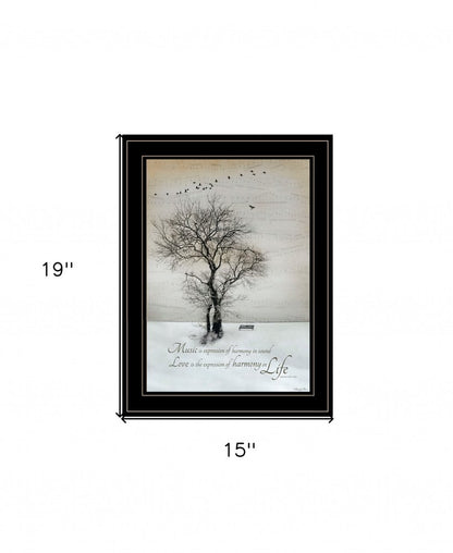 Harmony 2 Black Framed Print Kitchen Wall Art HomeRoots