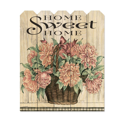 Home Sweet Home Peonies Unframed Print Wall Art HomeRoots