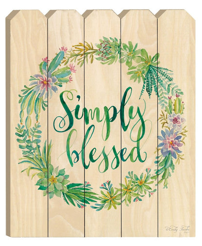Simply Blessed Unframed Print Wall Art HomeRoots
