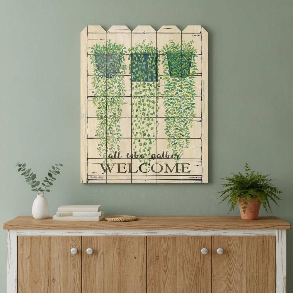 Ivy Welcome Unframed Print Wall Art — view 8