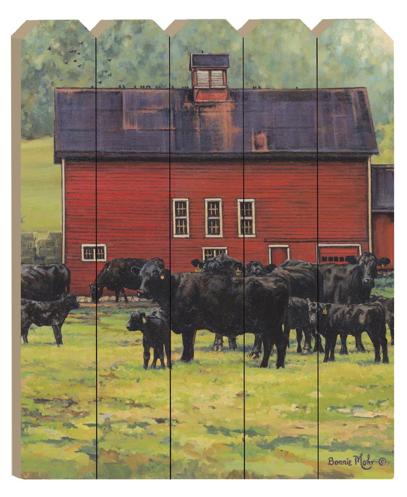 By the Red Barn Unframed Print Wall Art HomeRoots