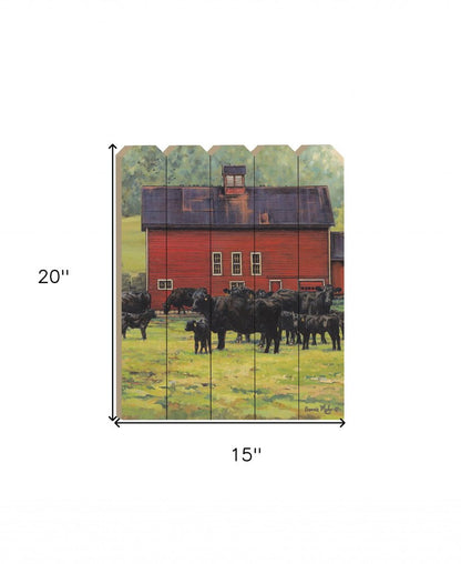 By the Red Barn Unframed Print Wall Art HomeRoots