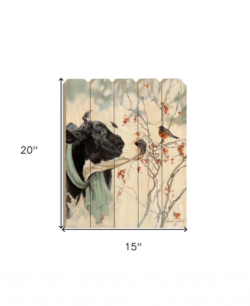 Winter Robin Unframed Print Wall Art — view 2