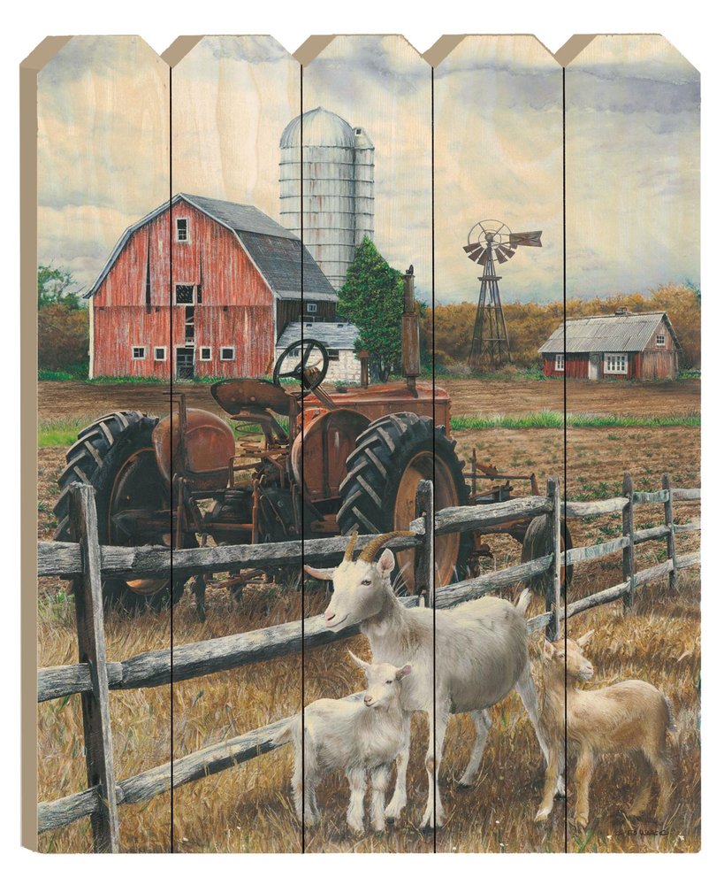 The Old Tractor Unframed Print Wall Art — view 1