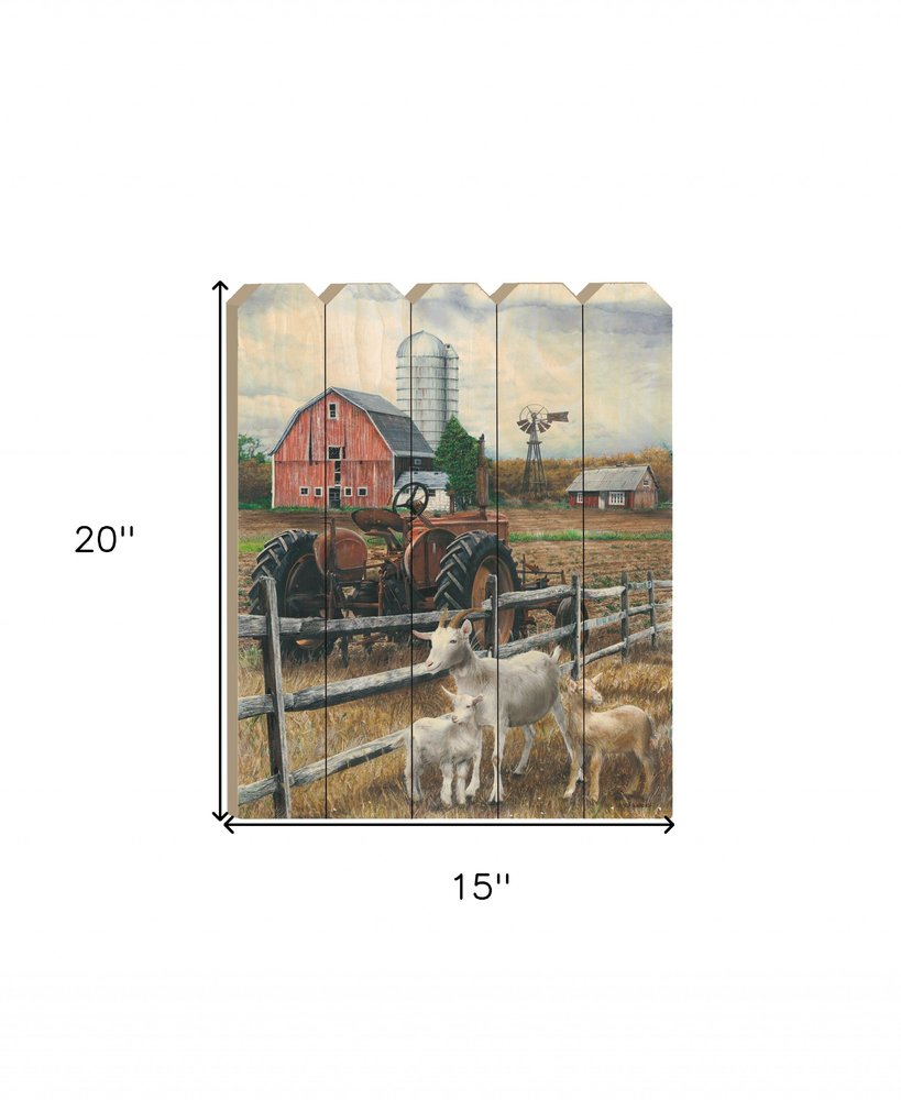 The Old Tractor Unframed Print Wall Art HomeRoots