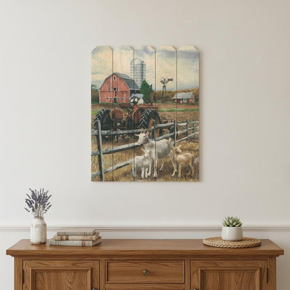 The Old Tractor Unframed Print Wall Art HomeRoots