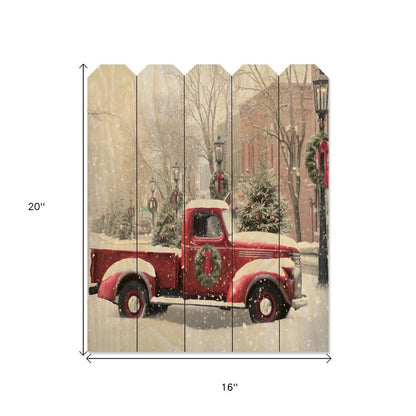 Snowy Day in Wellsboro Unframed Print Wall Art HomeRoots