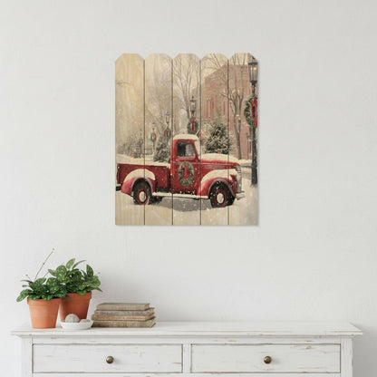 Snowy Day in Wellsboro Unframed Print Wall Art HomeRoots