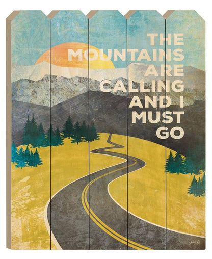 The Mountains are Calling Unframed Print Wall Art HomeRoots