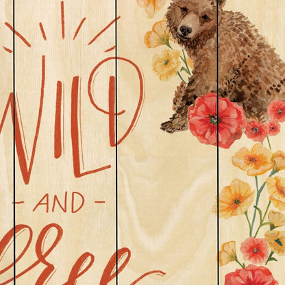 Wild and Free Wreath Unframed Print Wall Art HomeRoots