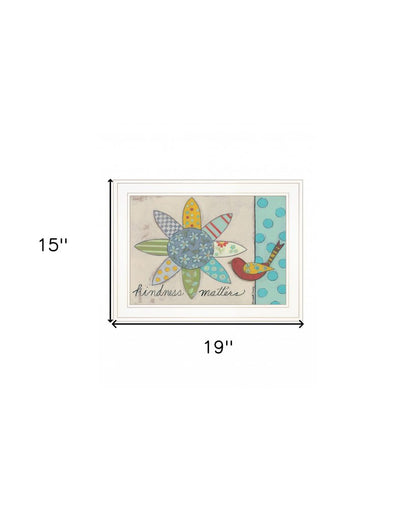 Kindness Matters 1 White Framed Print Wall Art HomeRoots