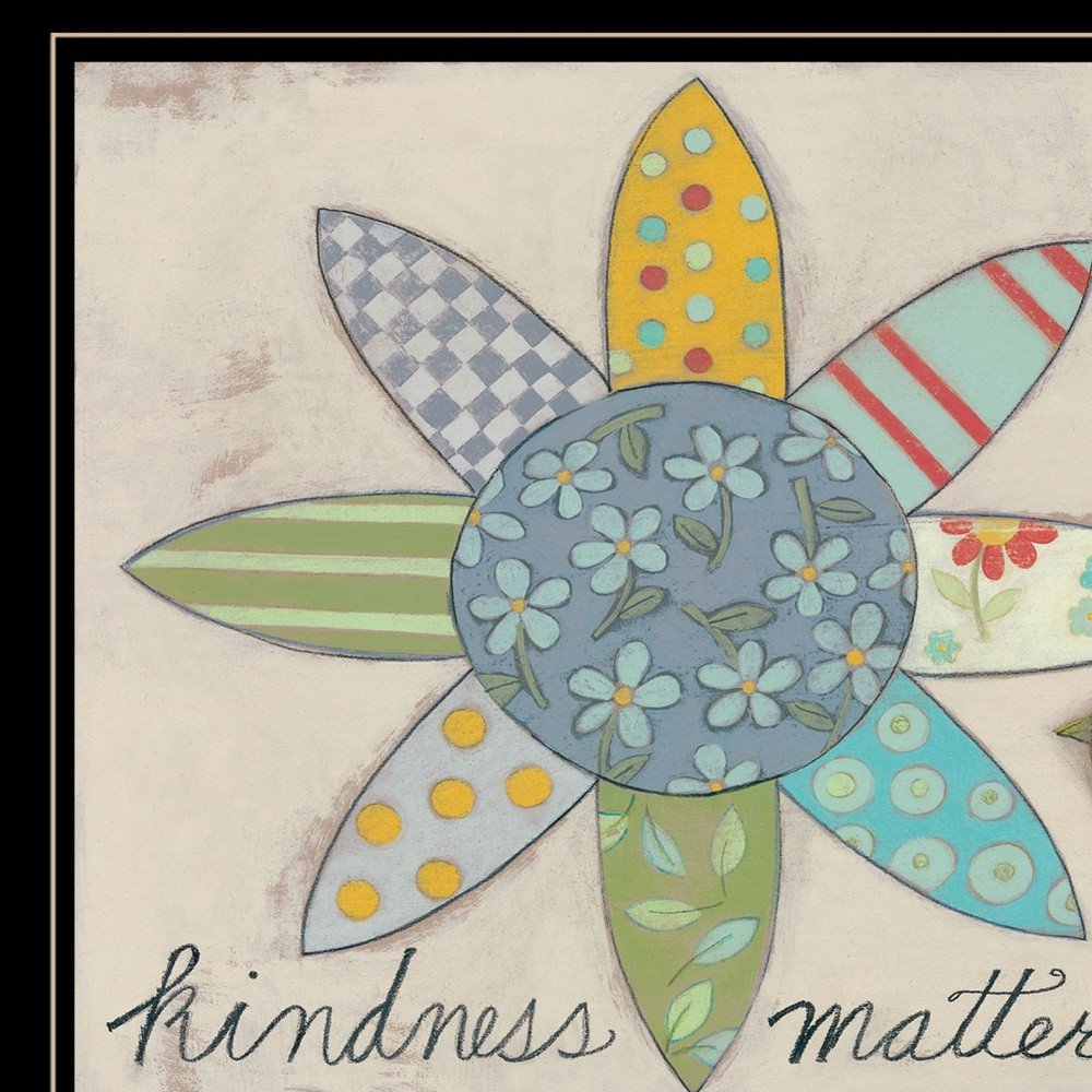 Kindness Matters 2 Black Framed Print Wall Art — view 8