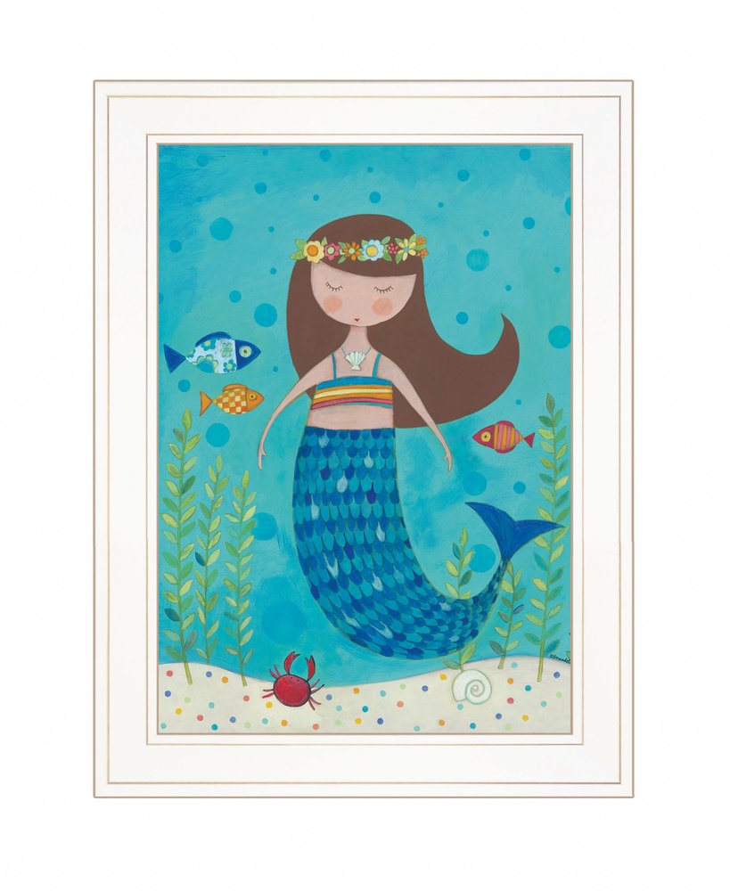 Under the Sea 3 White Framed Print Wall Art HomeRoots