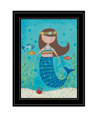 Under the Sea 4 Black Framed Print Wall Art HomeRoots