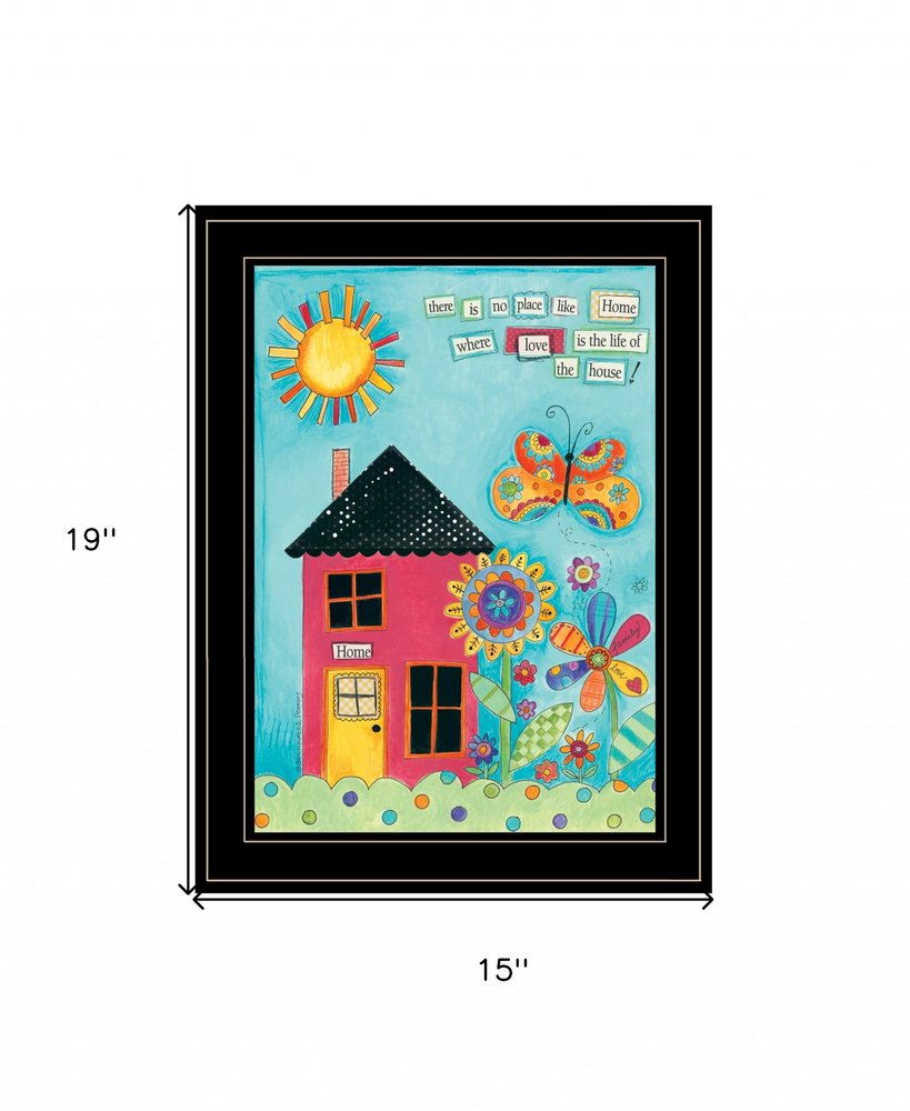 No Place Like Home 2 Black Framed Print Wall Art HomeRoots