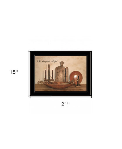 A Simple Life 3 Black Framed Print Wall Art HomeRoots
