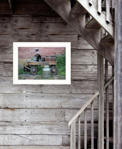 Milk Wagon 2 White Framed Print Wall Art HomeRoots