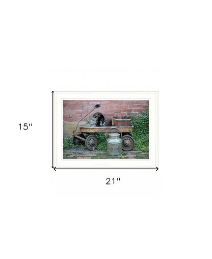 Milk Wagon 2 White Framed Print Wall Art HomeRoots