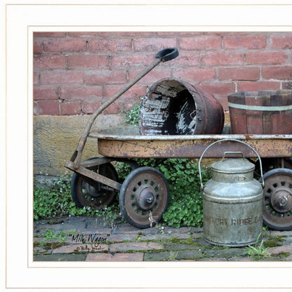 Milk Wagon 2 White Framed Print Wall Art HomeRoots
