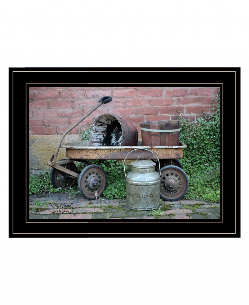 Milk Wagon 2 White Framed Print Wall Art HomeRoots