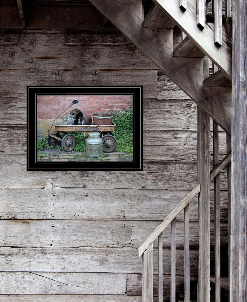 Milk Wagon 2 White Framed Print Wall Art HomeRoots