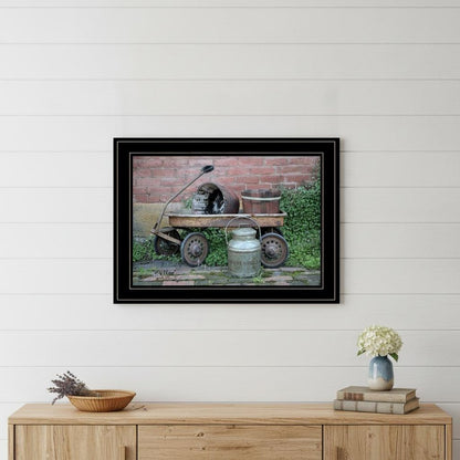 Milk Wagon 2 White Framed Print Wall Art HomeRoots