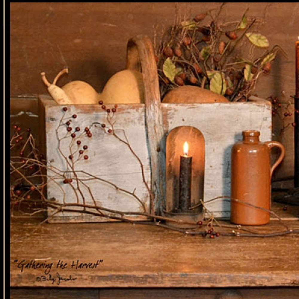 Gathering The Harvest 2 White Framed Print Kitchen Wall Art HomeRoots