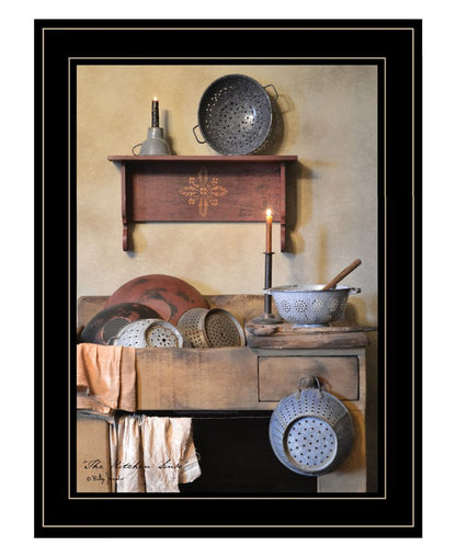The Kitchen Sink 2 White Framed Print Kitchen Wall Art HomeRoots