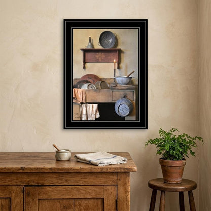 The Kitchen Sink 2 White Framed Print Kitchen Wall Art HomeRoots