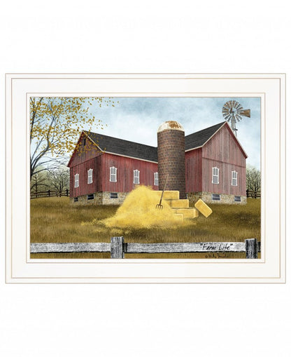 Farm Life 2 White Framed Print Wall Art HomeRoots