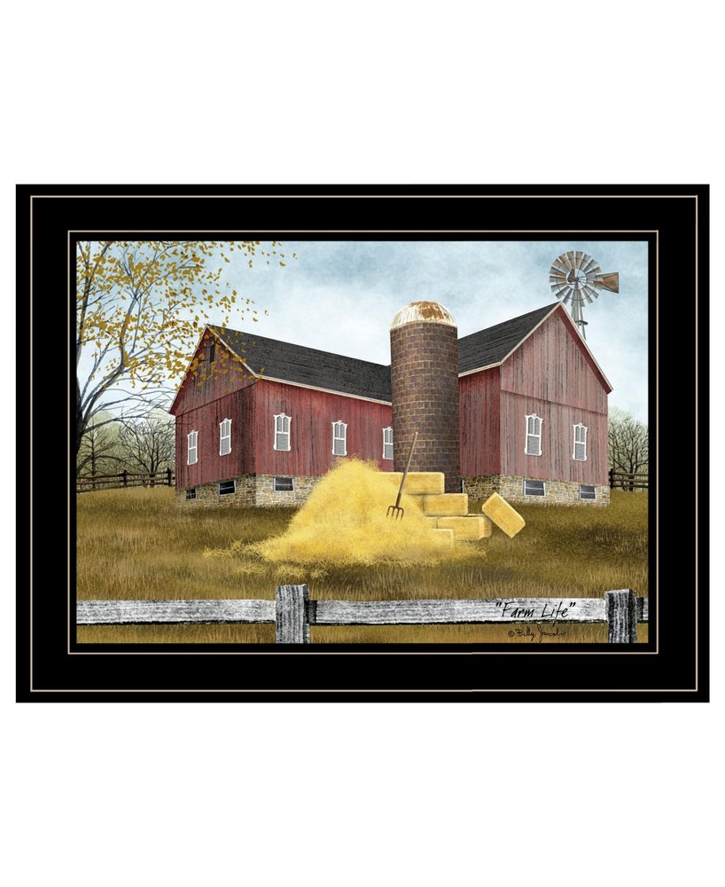Farm Life 3 Black Framed Print Wall Art HomeRoots