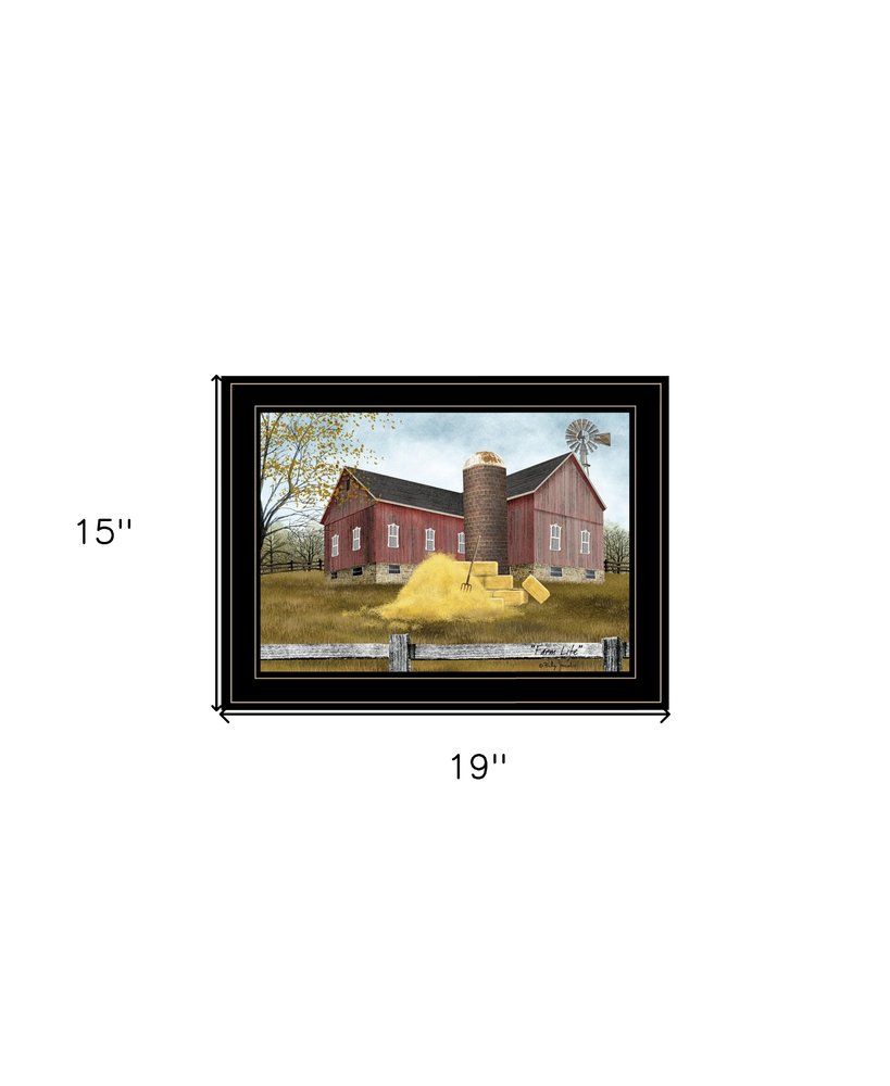 Farm Life 3 Black Framed Print Wall Art — view 5