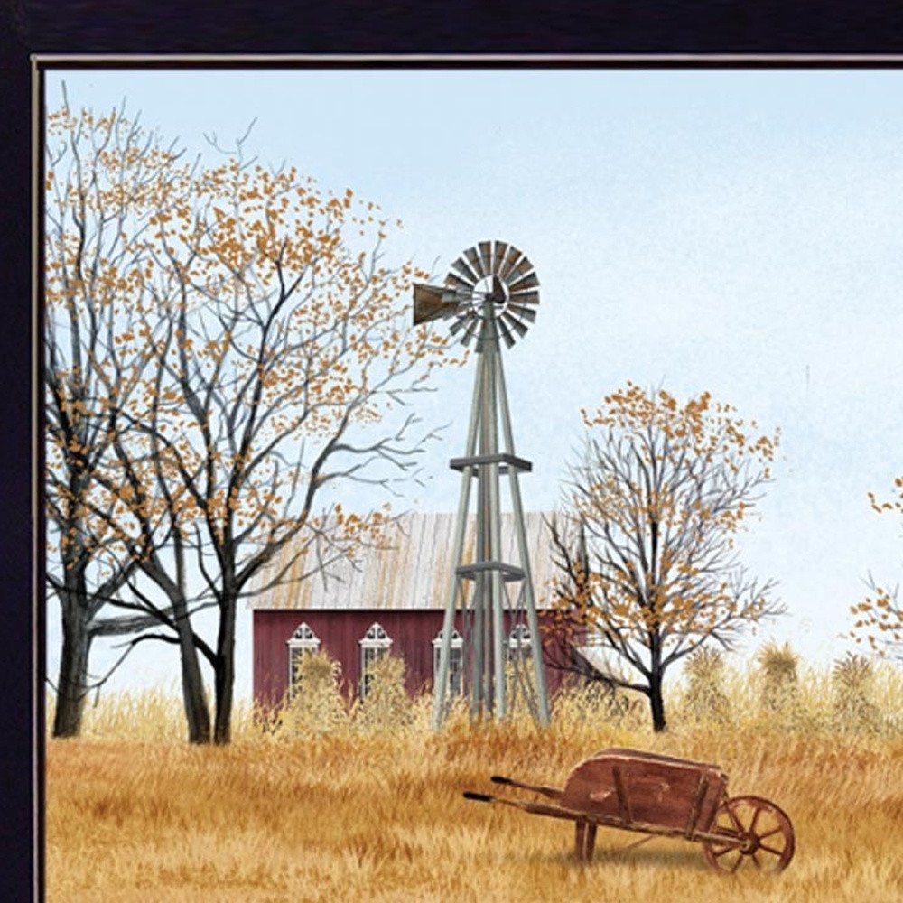 Autumn on the Farm Black Framed Print Wall Art HomeRoots